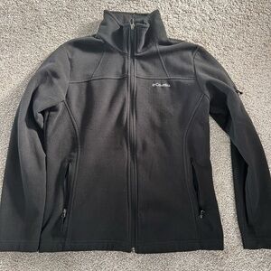 Columbia Black Full-Zip Jacket